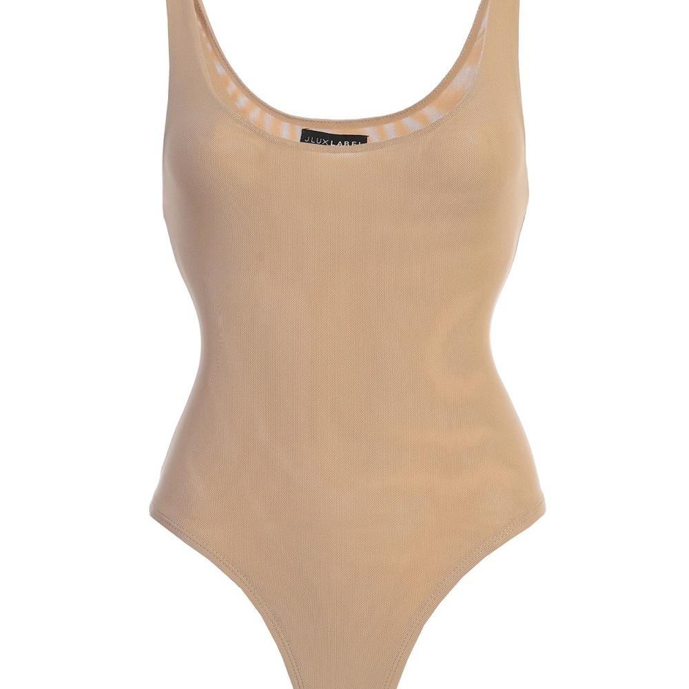 JLUXLABEL Tan Bodysuit